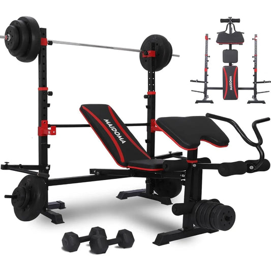 1500LBS 6 in 1 Weight Bench Set